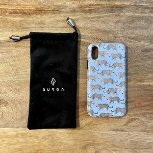 Sky Blue Tiger iPhone X / XS Case
